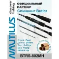 Спиннинг Nautilus Butler BTRS-802MMH 244см 8-32гр