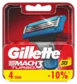 Сменные кассеты Gillette Mach3 Turbo, 4 шт.