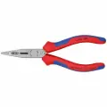 Плоскогубцы KNIPEX KN-1302160 электрика для монтажа проводов, 160 мм, фосф, 2-комп ручки