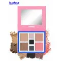 B.COLOUR PROFESSIONAL Хайлайтер для лица, пудра, румяна, тени для век, скульптор и контуринг CAPSULE 02 SUPER POWER
