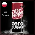Напиток газированный Dr.Pepper Zero (Доктор Пеппер без сахара), 24 шт х 330 мл. Доктор Пеппер