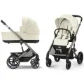 Коляска 2 в 1 Cybex Balios S Lux TPE Seashell Beige с дождевиком 524002451
