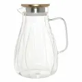Кувшин, 2 л, с крышкой-фильтром, стекло Б/сталь, Ledge