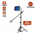 Напольная стойка JBH-G1T18 для микрофона с универсальным держателем для телефона и планшета шириной до 18 см