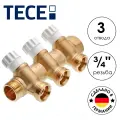 Коллектор универсальный с тремя отводами TECE TECEFlex (8730007), 3/4 Х 3/4 EK