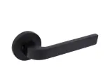 Дверные ручки Фабрика замков Veii, без запирания, цвет черный