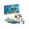 60377 Пластиковый Конструктор Lego City Explorer Diving Boat 60377 Исследовательская водолазная лодка/ 182 детали/ 5+