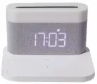 Ночник с часами Youpin VFZ с беспроводной зарядкой серого цвета
