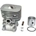 Цилиндро-поршневая группа в сборе для бензо-триммера/мотокосы Хускварна Husqvarna 128R, запчасти для бензокосилки