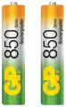 Батарейки аккумуляторные GP, AAA, Ni-Mh, 850 mAh, 1.2V комплект 2 шт, в блистере, 85AAAHC-2DECRC2
