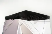 Антидождевая накидка 290х290см размер по крыше, для зимней палатки куб, черная