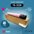 Тонер-картридж e-Line TN321M для Konica Minolta bizhub C224, bizhub C284 (Пурпурный, 25000 стр.)