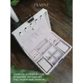 Шкатулка IsmatDecor S-498W, для украшений, белая, прямоугольная, 6 отделений