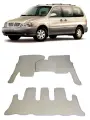 Kia Carnival I 1999 - 2002 коврики EVA Smart Багажник мини