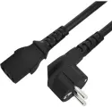 Кабель питания PROF евровилка Schuko С13 для монитора компьютера 3*1,0mm (GCR-PC1) черный 7.0м
