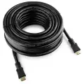 Кабель Cablexpert HDMI v1.4, 19M/19M, 15м, медь, черный, позолоченные разъемы, экран, пакет CC-HDMI4-15M