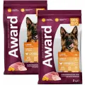 AWARD ADULT LARGE для взрослых собак крупных пород с курицей и индейкой 2 + 2 кг
