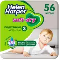 Helen Harper Подгузники Helen Harper Soft Dry №3 6-10кг 56шт