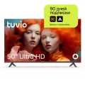 50” Телевизор Tuvio 4K ULTRA HD DLED Frameless на платформе Яндекс.ТВ, TD50UFGHV1, темно-серый