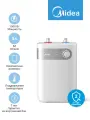 Водонагреватель накопительный электрический Midea MWH05-15SMU, 5Л, 1500 Вт, защита от коррозии, вертикальная установка