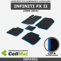 ЭВА ЕВА EVA коврики CellMat в салон Infiniti FX II, Инфинити ФХ, 2-ое поколение, 2005-2014