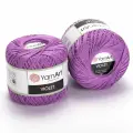 Пряжа Виолет (Violet Yarnart) упаковка 6 мотков 50 г. 282 м.100% мерсеризованный хлопок цвет 6309 сирень