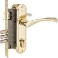 Аллюр Замок врезной с/руч 103/3 GP латунь 5958
