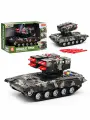 Игрушка Танк на батарейках, свет и звук (58069B)