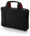 Конференц сумка для документов Detroit, 34,5 х 25,5 х 6 см, черный/красный