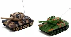 Танковый бой Военная стратегия , на радиоуправлении, 2 танка, свет и звук