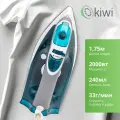 Утюг с отпаривателем, керамической подошвой и функцией самоочистки KIWI KSI-6319G мощность 2000 Вт