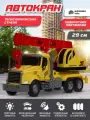 Машина фрикционная автокран, подвижные элементы, свет, звук, JB0405288