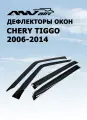 Дефлекторы боковых окон ANV Air для CHERY Tiggo 2006-2014 (ветровики анв эйр)
