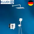 406300575 KLUDI Pure and Style 7 в 1 Душевая система со смесителем встроенным, цвет: хром