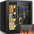 Сейф, легированная сталь, съемный, ЖК-экран, с сигнализацией