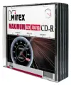 Диски Mirex CD-R Slim Case (5 шт.) 700Mb 52х Maximum (UL120052A8F)