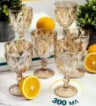 Набор бокалов Glass Ware 6 шт. золотой 300 мл.