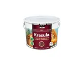 Krasula 10л махагон, Защитно-декоративный состав для дерева и древесины Красула, пропитка, лазурь