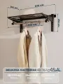 Вешалка настенная для прихожей Abelle AB-16-1 металлическая
