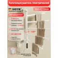 Полотенцесушитель электрический поворотный SIOYIE G63 415×680 мм белый форма F-образная, с таймером и термостатом