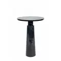 Кофейный столик Pure Marble Black, дизайнерский, мрамор, круглый, лофт, чёрный