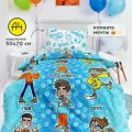 Непоседа, Комплект детского постельного белья 1 5 спальный, Поплин, 1 нав. 50х70, Влад А4 бумага блогер