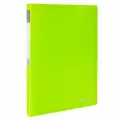 Папка файловая 20 вкладышей Brauberg Neon (А4, пластик, 16мм, 700мкм) неоновая зеленая (227448), 30шт.