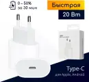 Быстрая зарядка Type-C для iPhone и iPad, 20W / Original drop