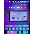 Штатная магнитола T133 Лада 2114/LADA 2114 2115 1997-2012 (4 ядер, 4/64 ГБ, wifi, GPS+Глонасс, carplay и android auto)