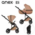 Коляска 2в1 Anex Eli, Fantasy (el-04), карамельный цвет, подходит для детей с рождения 0+