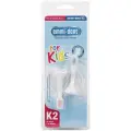 Набор насадок Emmi-dent K2 / K4 для  ультразвуковой щетки, средняя, белый, 2 шт.