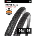 Комплект 2 шт. - Покрышка велосипедная KENDA KHAN II K1172 26x1,95 (50-559), антипрокольная