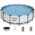 56438 Каркасный бассейн круглый BestWay, 457х122см, фильтр-насос картр 3028 л/ч