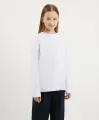 Лонгслив Gulliver, размер 140, белый